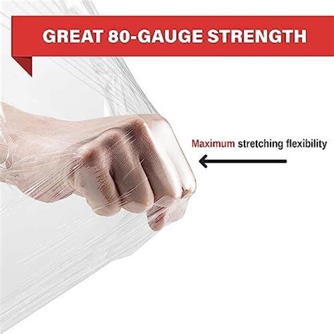 Stretch Wrap Industrial Strength Pack Sqft Gauge Extra