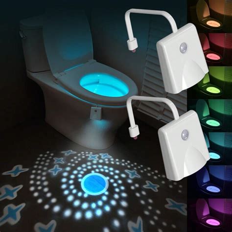 Led Human Body Induction Night Light Wall Mounted Toilet Atmosphere