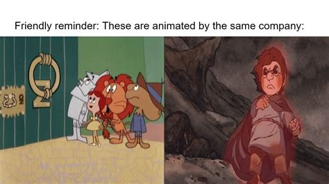 Reminder Rankin Bass Also Did Oz Besides The Hobbit And Return Of The King R Lotrmemes