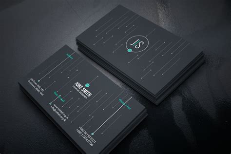 Dot Business Card | Creative Illustrator Templates ~ Creative Market