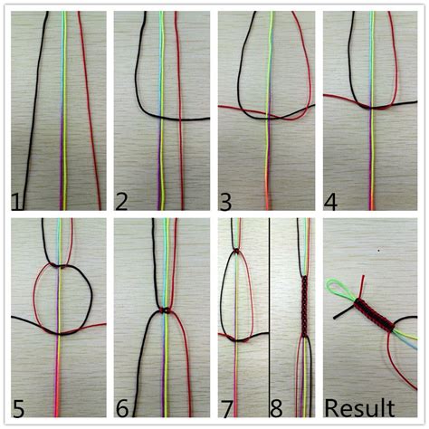 The Basic Decorative Knot For Bracelet Making Square Knot Bracelet