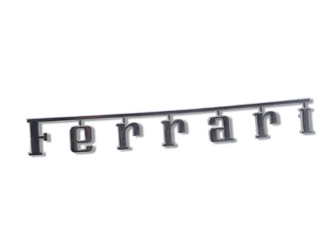 Ferrari Lettering Badge The Garagista Collection Rm Sotheby S