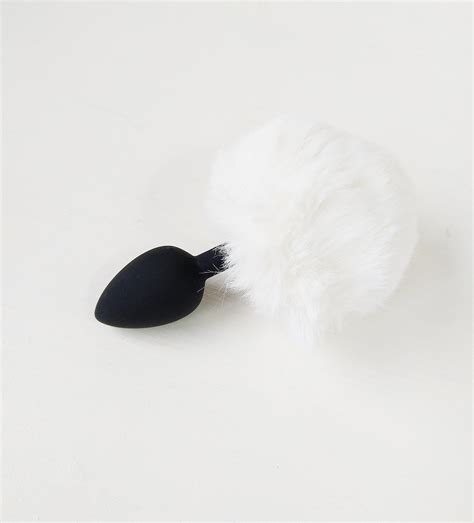 White Bunny Tail Anal Plug Bdsm Gear For Women Tail Butt Etsy