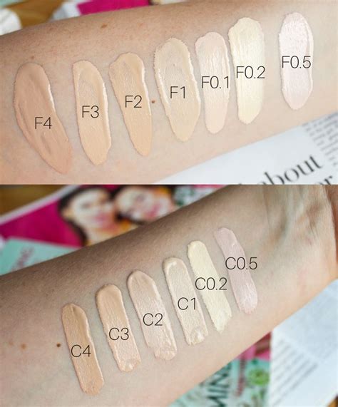Revolution Conceal & Hydrate Foundation And Concealer Swatches