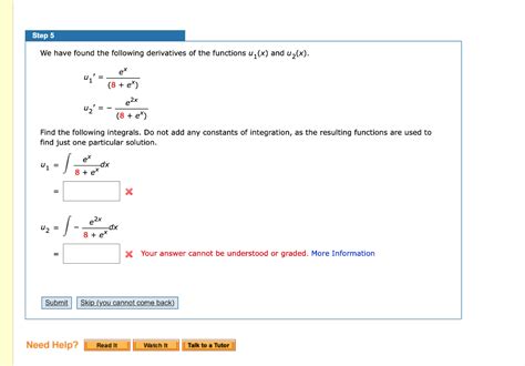 Solved Step 5 We Have Found The Following Derivatives Of The