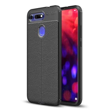 Olixar Attache Huawei Honor View 20 Leather Style Case Black