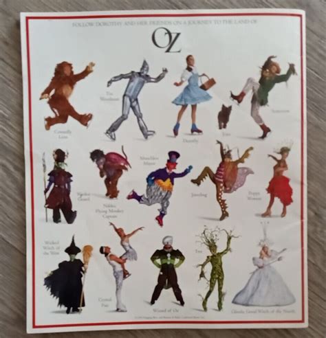 Wizard Of Oz On Ice Souvenir Book Kenneth Feld Ringling Barnum Vintage 1995 Ebay