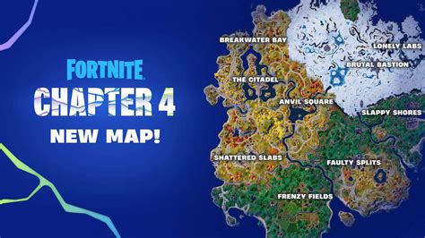 Fortnite Chapter Map Im Berblick Alle Pois Und Orte Auf Der Neuen