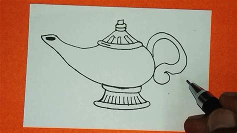 Genie Bottle Drawing at PaintingValley.com | Explore collection of ...