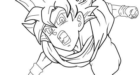 Super Saiyan God Goku Lineart By Ozbushido On Deviantart