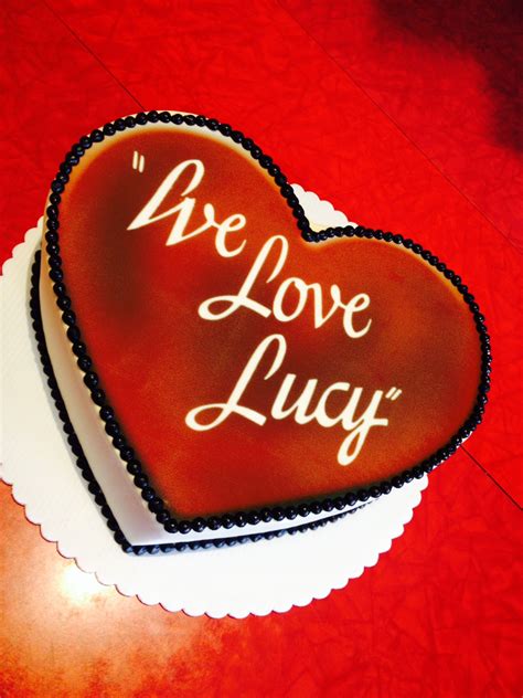 We Love Lucy Cake Based On I Love Lucy Theme I Love Lucy Love Lucy Cute Cakes