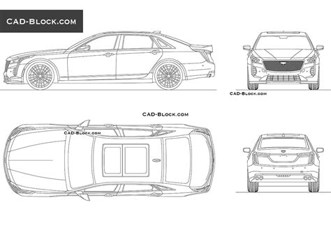 Cadillac Ct V Sport Cad Model