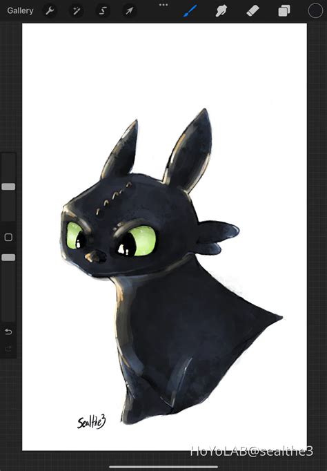 Toothless Fanart Hoyolab