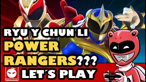 Lets Play Ryu Y Chun Li Son Power Rangers Youtube