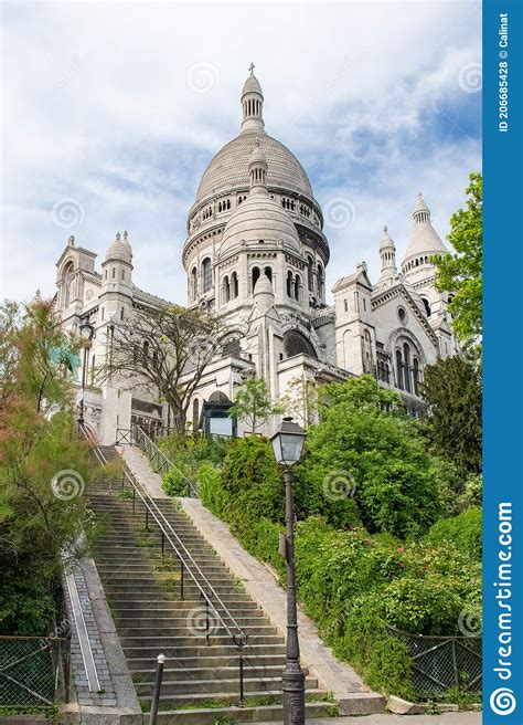 Paris Basilica Sacrecoeur Foto De Stock Imagem De Fachada