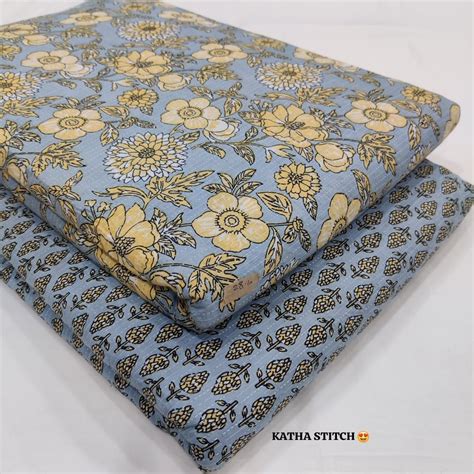 Cotton Katha Printed Fabric At Rs Meter In Jaipur Id