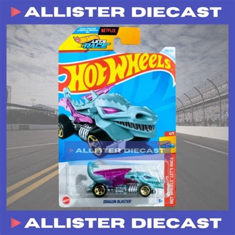 Jual Hot Wheels Dragon Blaster Biru Hotwheels Dragon Blaster Hot Wheels Lets Race Hw Shopee