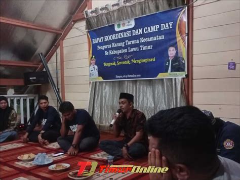 Gelar Rakoor Dan Camp Day Dinsos P A Harapkan Peran Karang Taruna