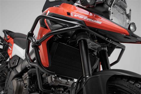 Defensas Superiores Sw Motech En Negro Para Suzuki V Strom