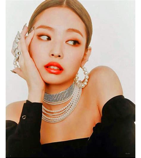 Blackpink Jennie Inspired Pearl Hoop Earrings Blackpink Jennie Inspired