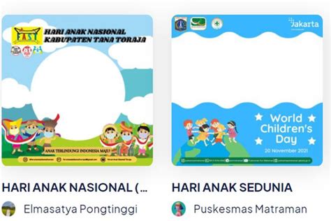 Link Twibbon Hari Anak Sedunia 2021 Png Cocok Dishare Di Facebook Wa