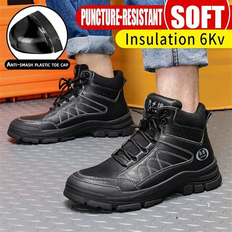 Chaussures De Protection Avec Fonctions Anti Crasement Et Anti