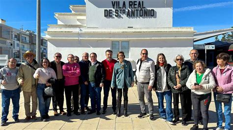 Candidatos do PS visitam obras da eletrificação da Linha do Algarve