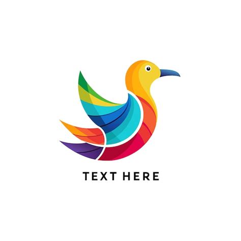 Premium Vector Colorful Bird Logo Template