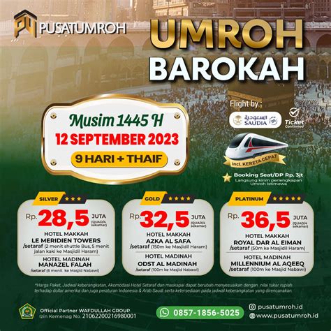 Paket Biaya Dan Jadwal Umroh Murah H