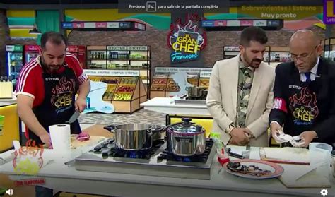 El Gran Chef Famosos En Vivo Por Latina Hoy Hora Canal Y D Nde Ver El Reality De Cocina Hoy