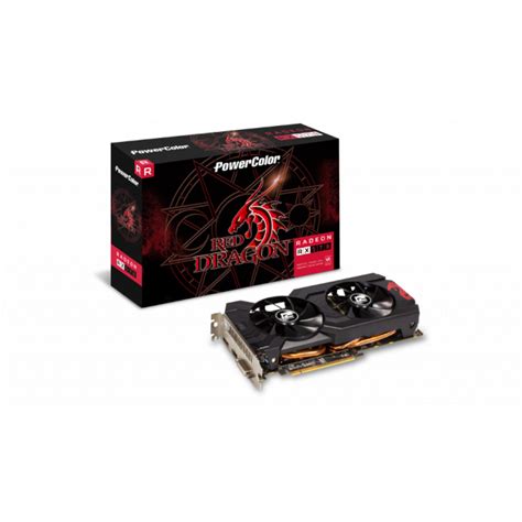 Видео карта PowerColor Red Dragon Radeon RX 570 8GB GDDR5 AXRX 570 ...