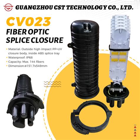 Core Ftth Dome Cores Fiber Optic Splice Closure For Cable Joint