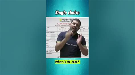 What Is Iit Jam Detailed Explanation Iitjamchemistry Vedsir