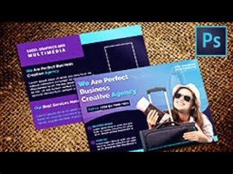 Adobe Photoshop Tutorial How To Create Professional Postcard In