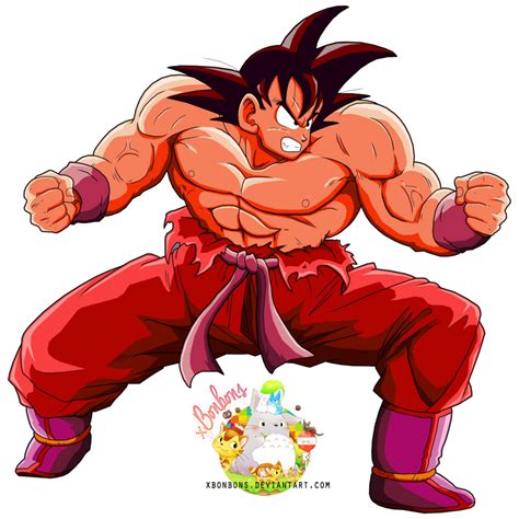 Goku Kaioken by xMissOMG on DeviantArt