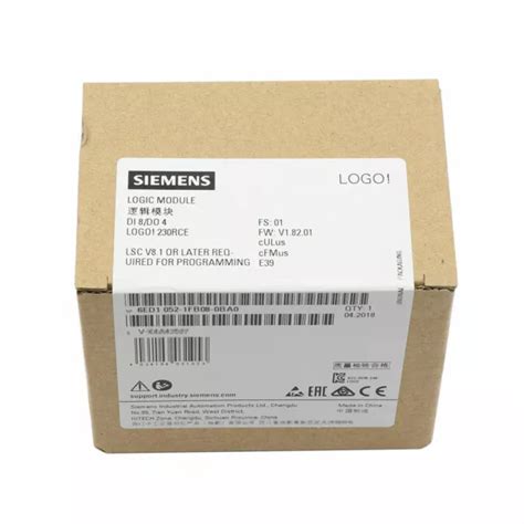 NUEVO MÓDULO LÓGICO Siemens 6ED1 052 1FB08 0BA1 6ED1052 1FB08 0BA1 LOGO