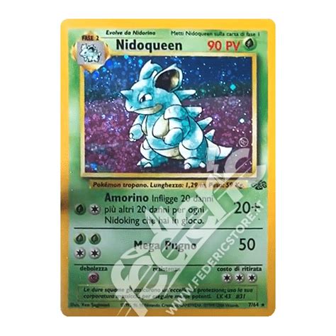 007 064 Nidoqueen Holo Unlimited IT MINT Federicstore