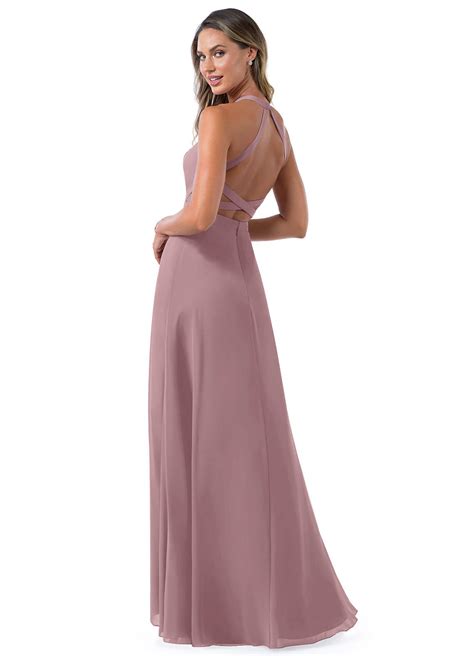 Dusty Rose Azazie Clarice Bridesmaid Dresses Azazie