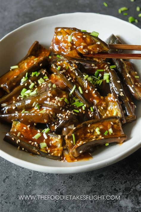 Sweet Chili Eggplants The Foodie Takes Flight