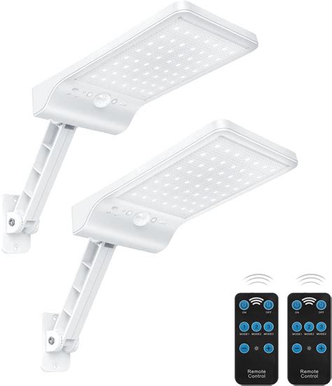 Jesled Solarlampen F R Au En Mit Bewegungsmelder Led Solarleuchte