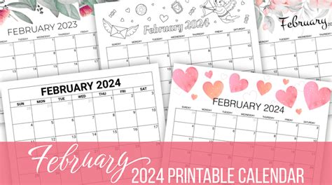 February Calendar Free Printable Calendars Billye Stephanie