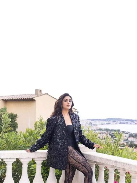 Mrunal Thakur Makes Cannes Debut On A Glam Note In All Black Look