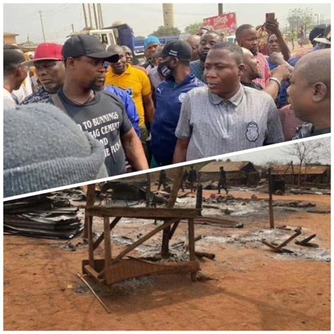 Sunday Igboho Razes Fulani Community In Ogun Oyo State News