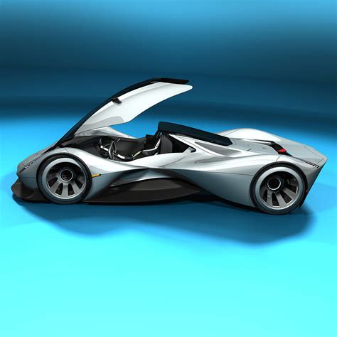 Concept Sports Car. Hydrogen fueled Turbine Electric on Behance