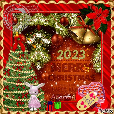 Merry Christmas 2023 Free Animated  Picmix