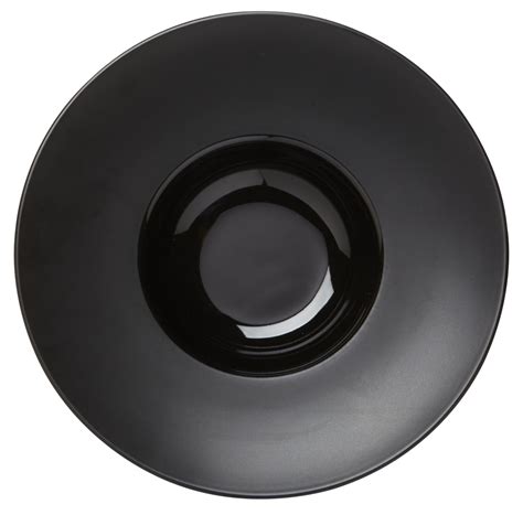 Assiette extra creuse rond noir grès Ø 21 cm Chic Mat Pro mundi