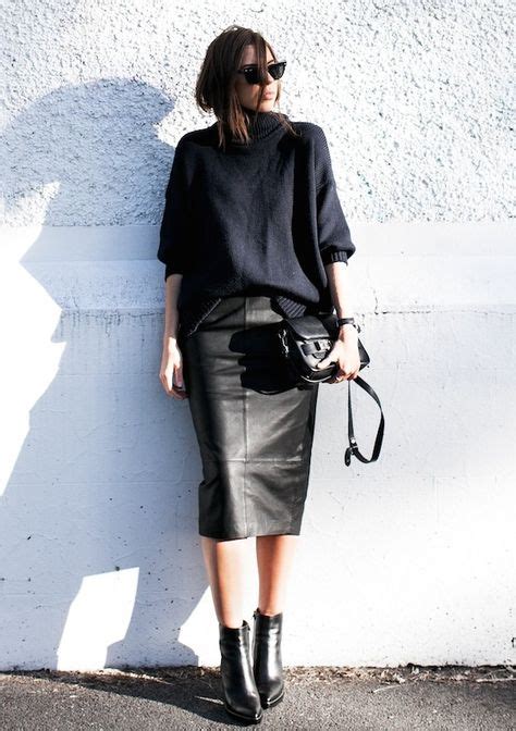 28 Best Black Midi Pencil Skirt Images How To Wear Pencil Skirt Style