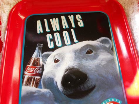 1993 Retro Always Cool Coca Cola Tin Tray Good Etsy