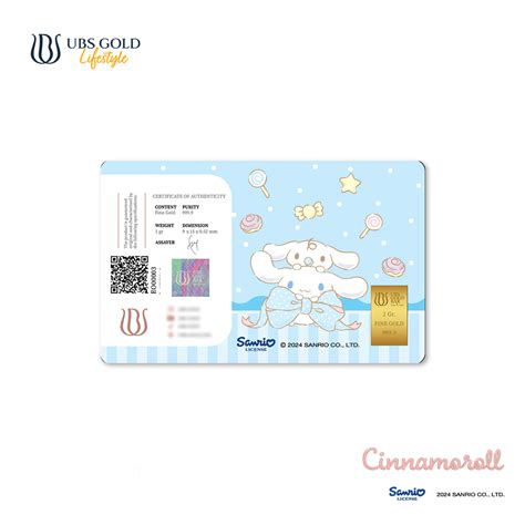 Ubs Gold Logam Mulia Sanrio Cinnamoroll Ribbon Gr Ubslifestyle