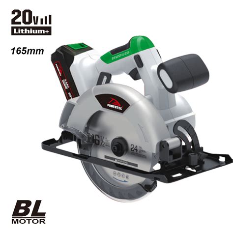 Powertec Li Ion Cordless Brushless 140mm Powerful Wood Cutter And